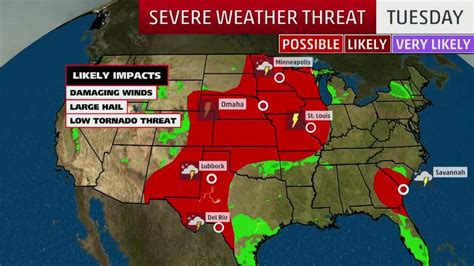 Probability of a tornado within 25 miles of a point: less than 10 percent. . Severe weather outlook day 2